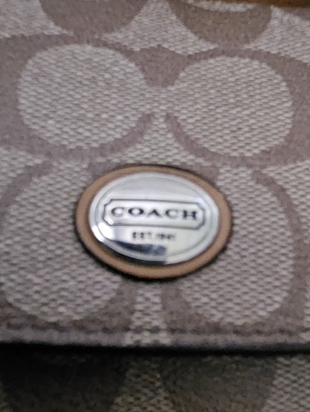COACH Peyton Signature Slim Envelope Wallet w/ Floral Pouch Insert - Picture 6 of 13